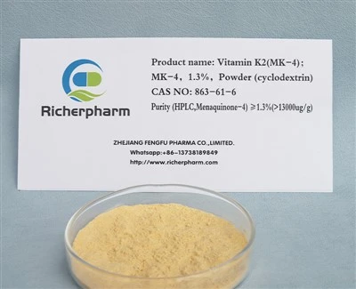 Fitamin K2 (MK-4); MK-4, 1.3%, Powdwr (Cyclodextrin) CAS 863-61-6